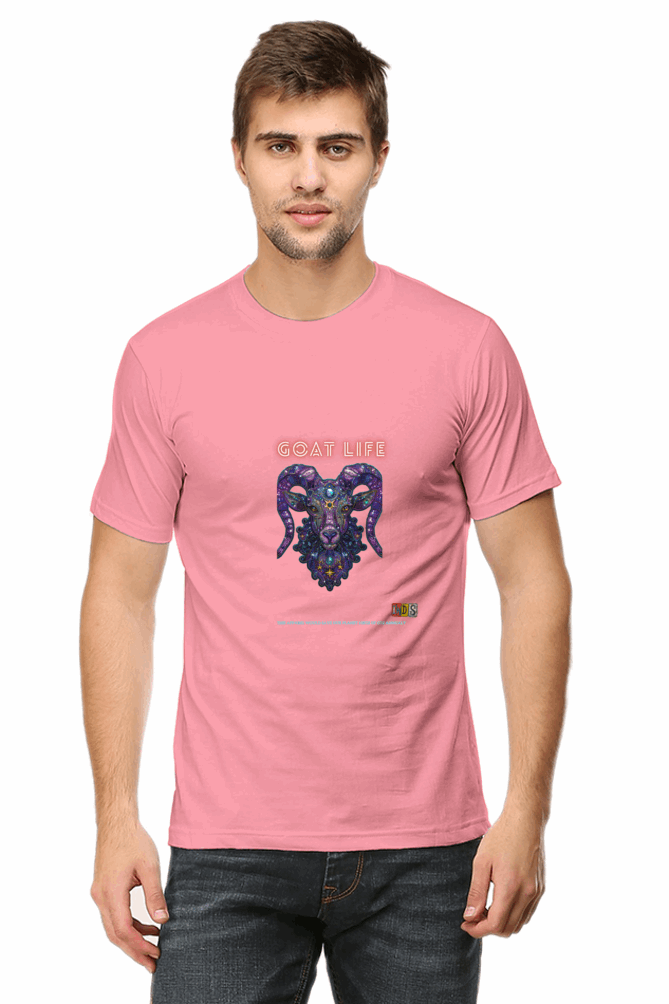 GOAT (GREATEST OF ALL TIME ) LIFE : Premium Minimalist Unisex cotton T-shirt - Art for your wardrobe