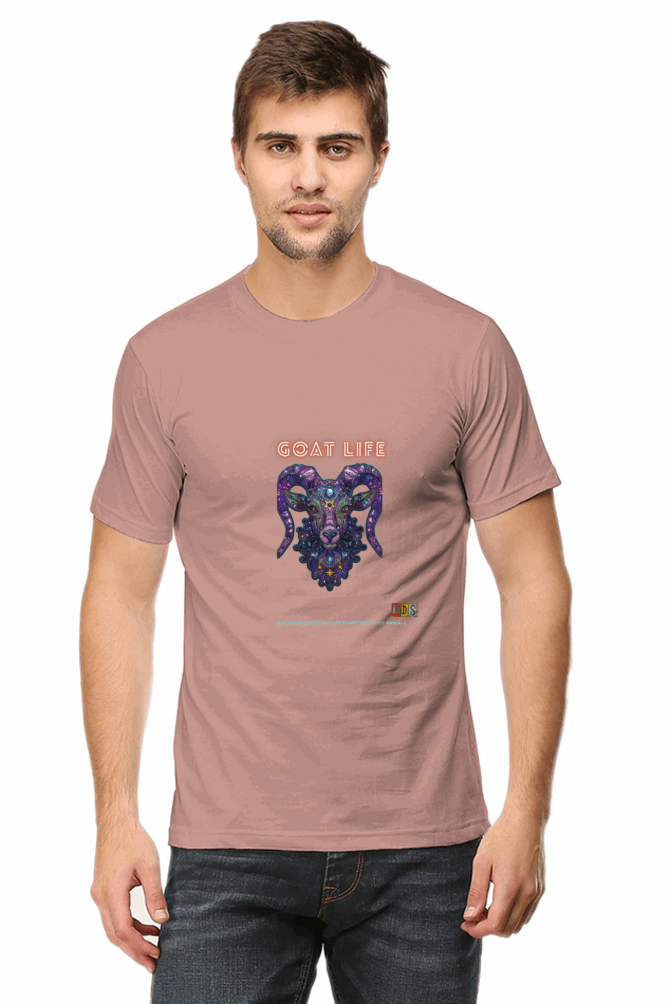 GOAT (GREATEST OF ALL TIME ) LIFE : Premium Minimalist Unisex cotton T-shirt - Art for your wardrobe