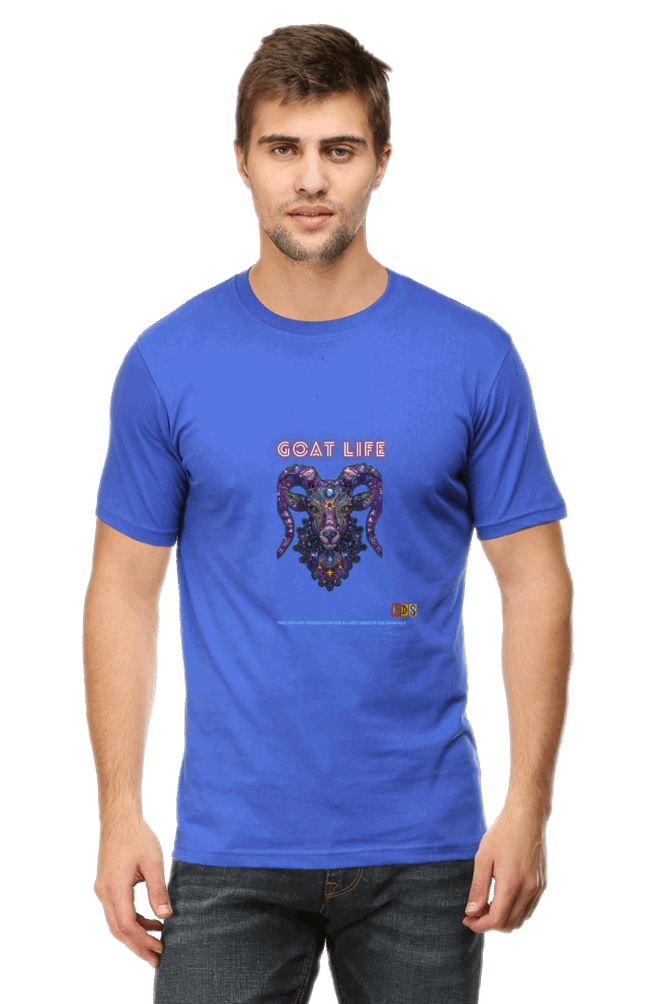 GOAT (GREATEST OF ALL TIME ) LIFE : Premium Minimalist Unisex cotton T-shirt - Art for your wardrobe