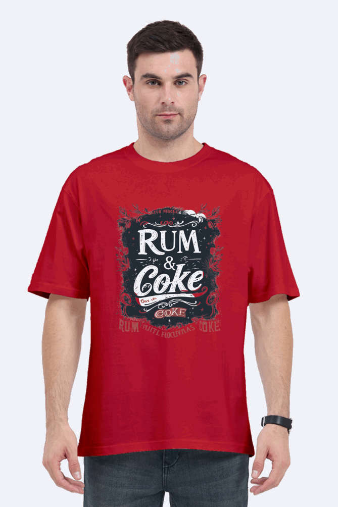 Minimalist rum&coke - Unisex Oversize classic Tshirt