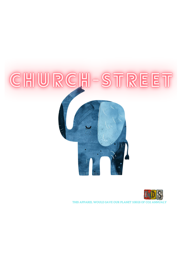 The CHURCH STREET CLASSICs : Premium Minimalist Unisex cotton T-shirt - Art for your wardrobe