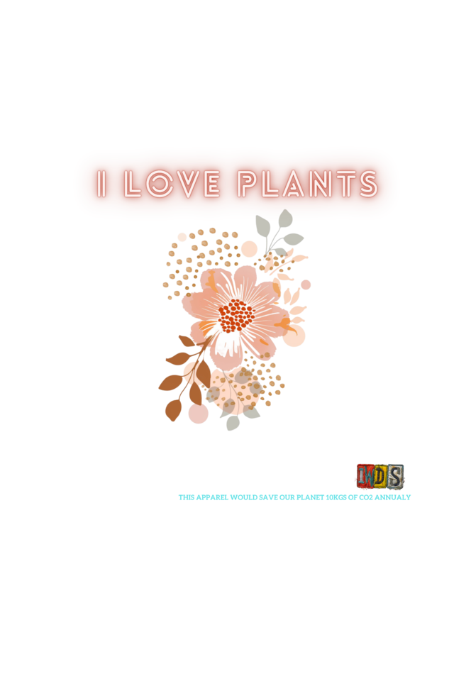 I LOVE PLANT LIFE CLASSICS: Premium Minimalist Unisex cotton T-shirt - Art for your wardrobe