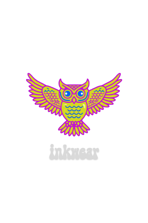 Unisex Polo T-shirt - For Office and Casual wear: Inkwear Owl logo