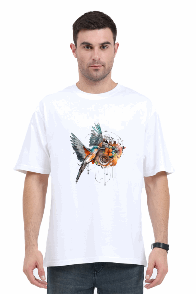 Free bird design - oversize t shirt