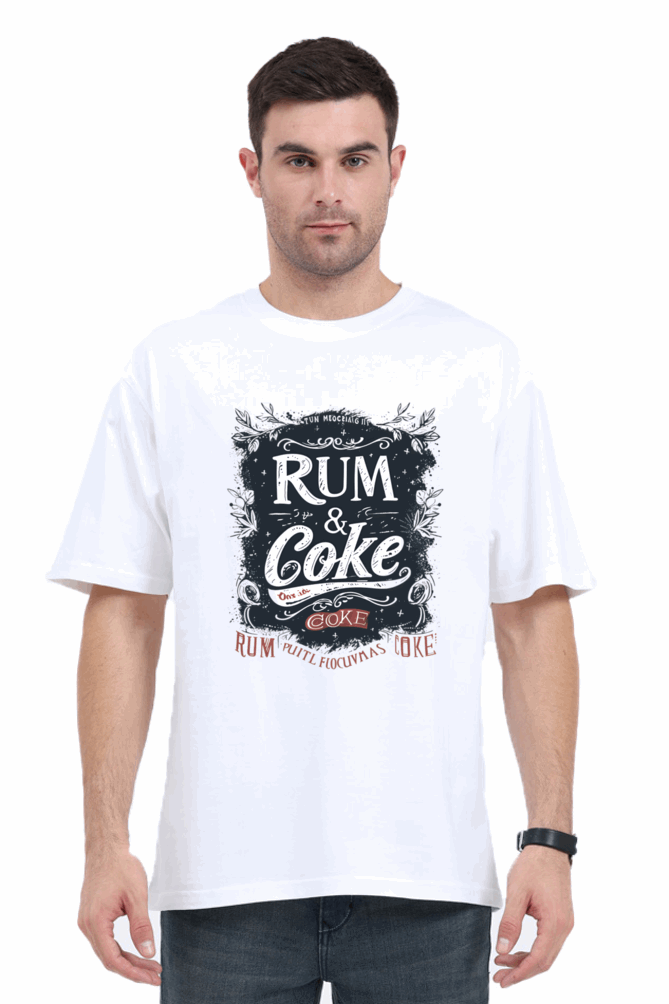 Minimalist rum&coke - Unisex Oversize classic Tshirt