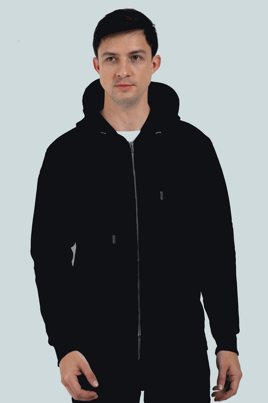 Minimalist Unisex Heavy Duty Zipped Hoodie