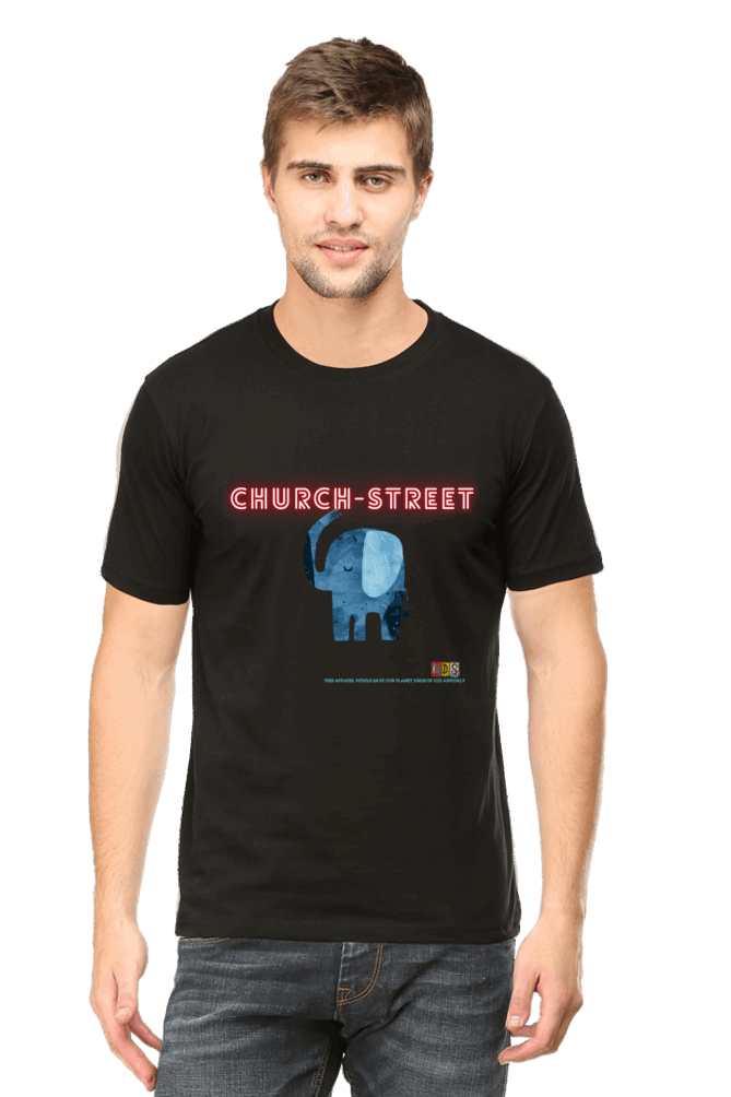 The CHURCH STREET CLASSICs : Premium Minimalist Unisex cotton T-shirt - Art for your wardrobe