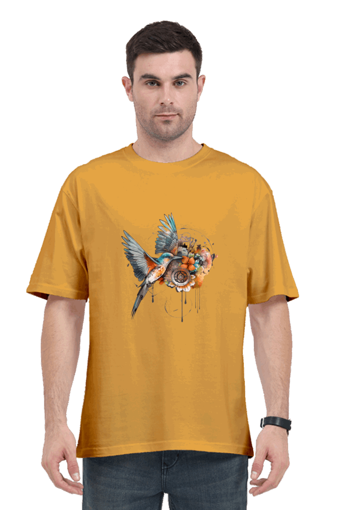 Free bird design - oversize t shirt