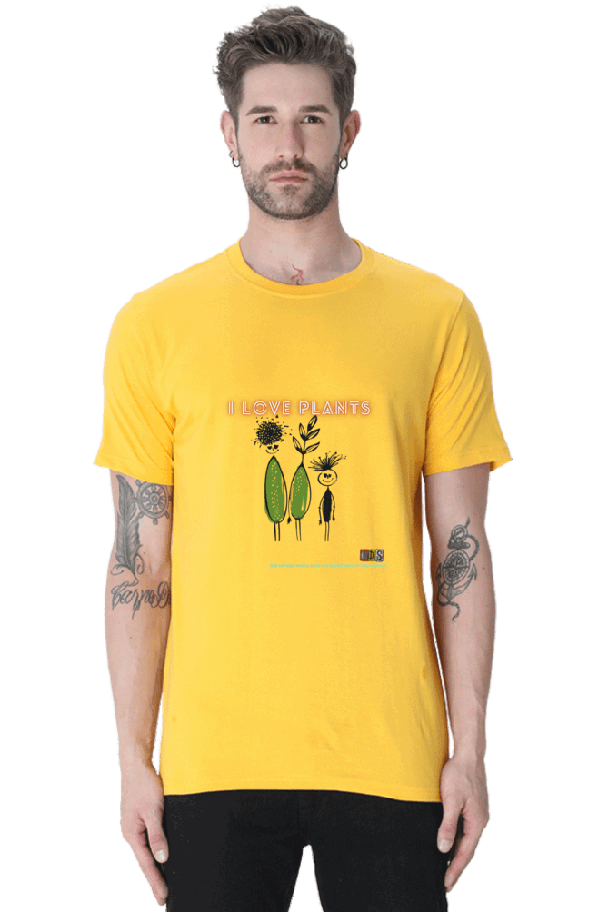 The PLANT LIFE : Premium Minimalist Unisex cotton T-shirt - Art for your wardrobe