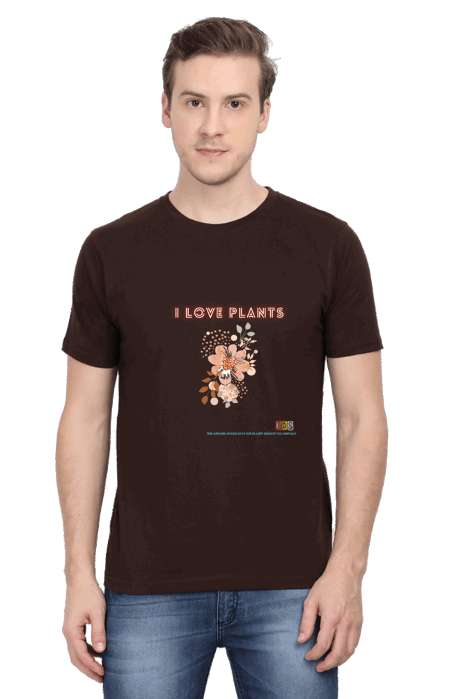 I LOVE PLANT LIFE CLASSICS: Premium Minimalist Unisex cotton T-shirt - Art for your wardrobe