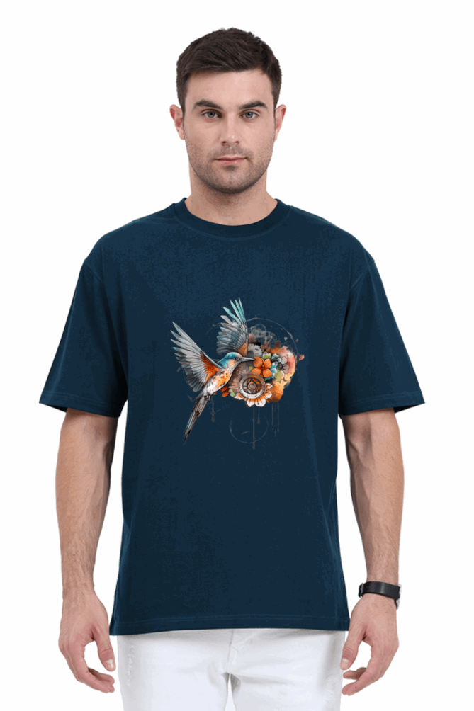 Free bird design - oversize t shirt