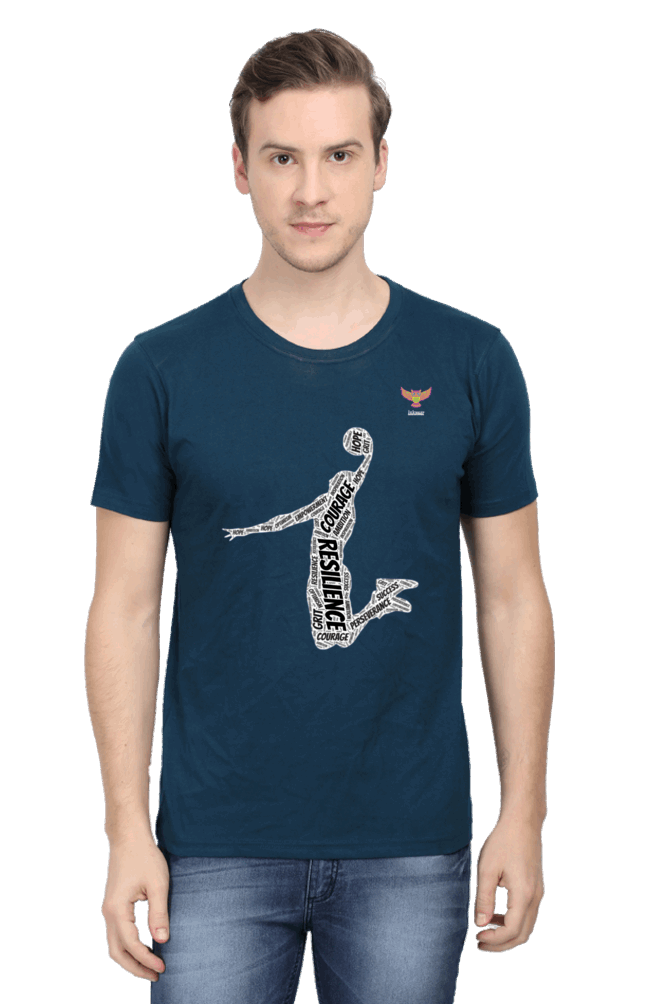 Premium Design Unisex cotton T-shirt - Slim Fit - Half Sleeve - Aim and shoot