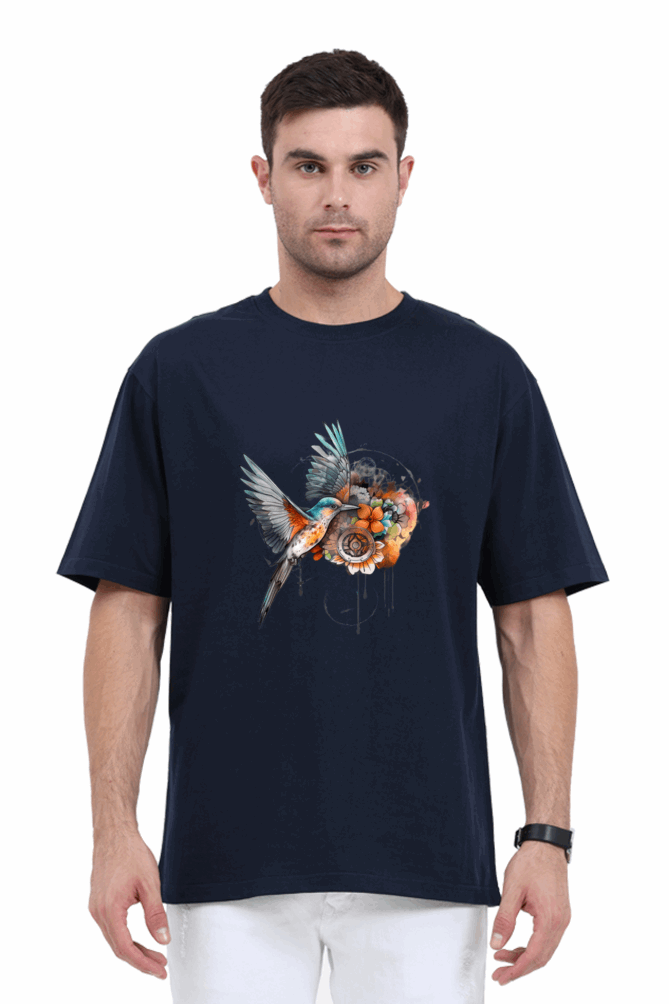 Free bird design - oversize t shirt