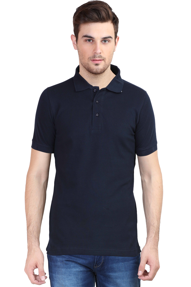 Unisex Polo T-shirt - For Office and Casual wear: Minimalist - Overthinker Embroidery design Polos