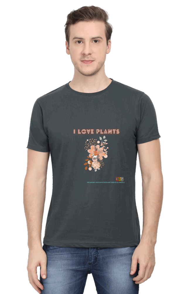 I LOVE PLANT LIFE CLASSICS: Premium Minimalist Unisex cotton T-shirt - Art for your wardrobe