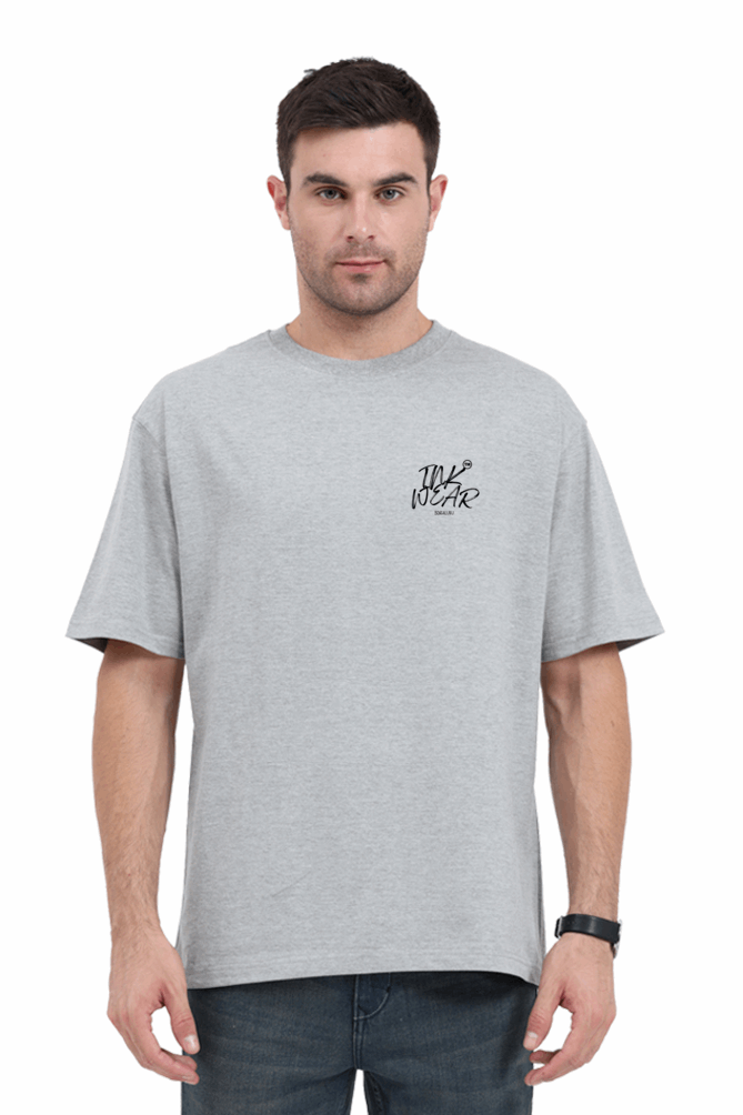 Loose Fit - Half Sleeve - Premium design Unisex cotton T-shirt - Meditative Monk