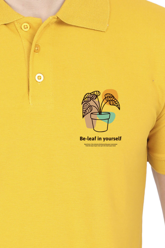 Unisex Polo T-shirt - For Office and Casual wear - BE A LEAF :