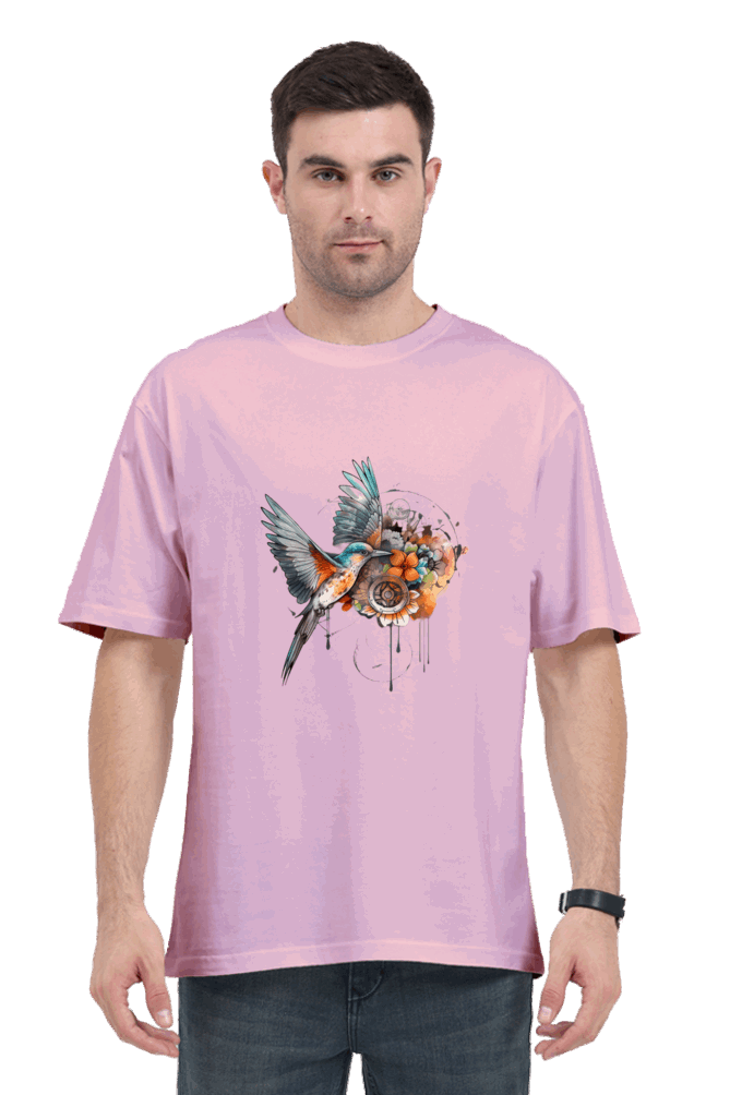 Free bird design - oversize t shirt