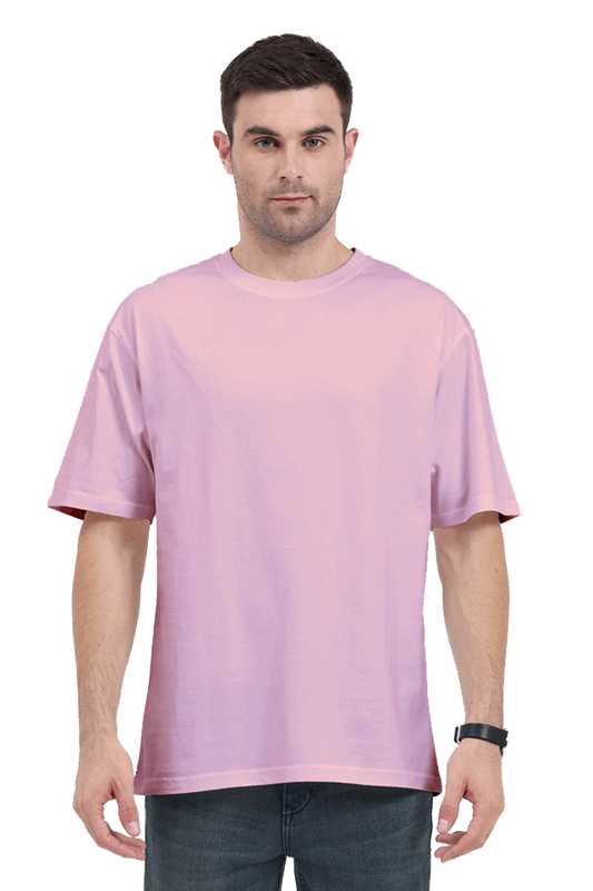 Loose Fit - Half Sleeve - Baby Pink - Premium Minimalist Unisex cotton T-shirt