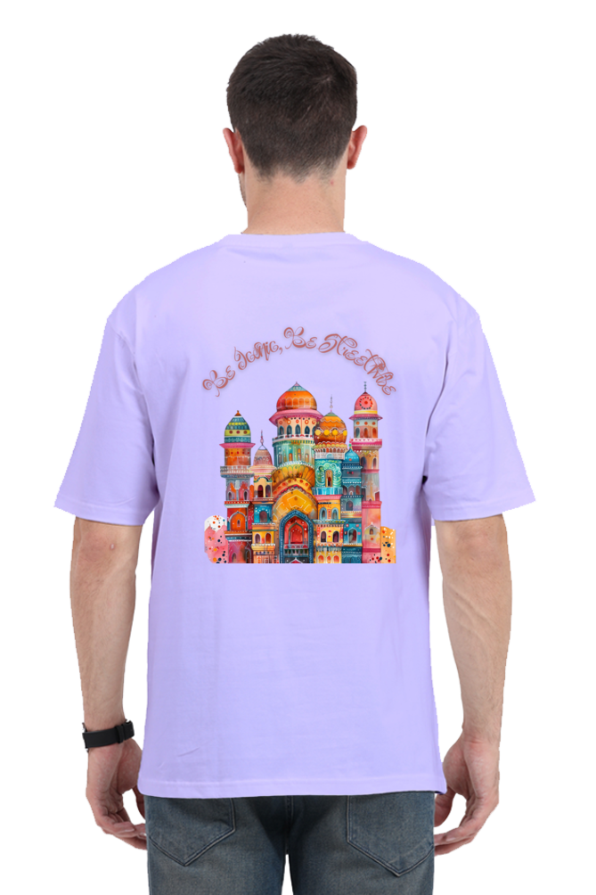 Loose Fit - Half Sleeve - Premium design Unisex cotton T-shirt - forts of India