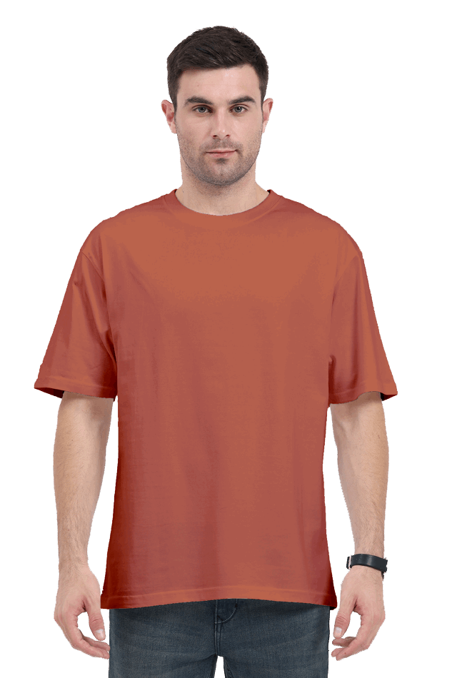 Loose Fit - Half Sleeve - Coral- Premium Minimalist Unisex cotton T-shirt