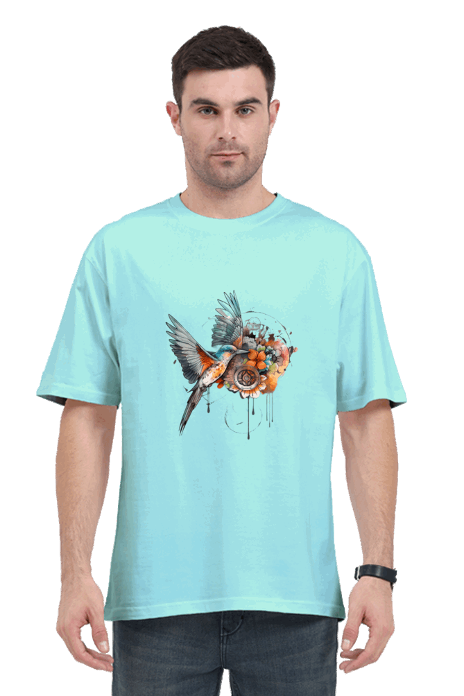 Free bird design - oversize t shirt