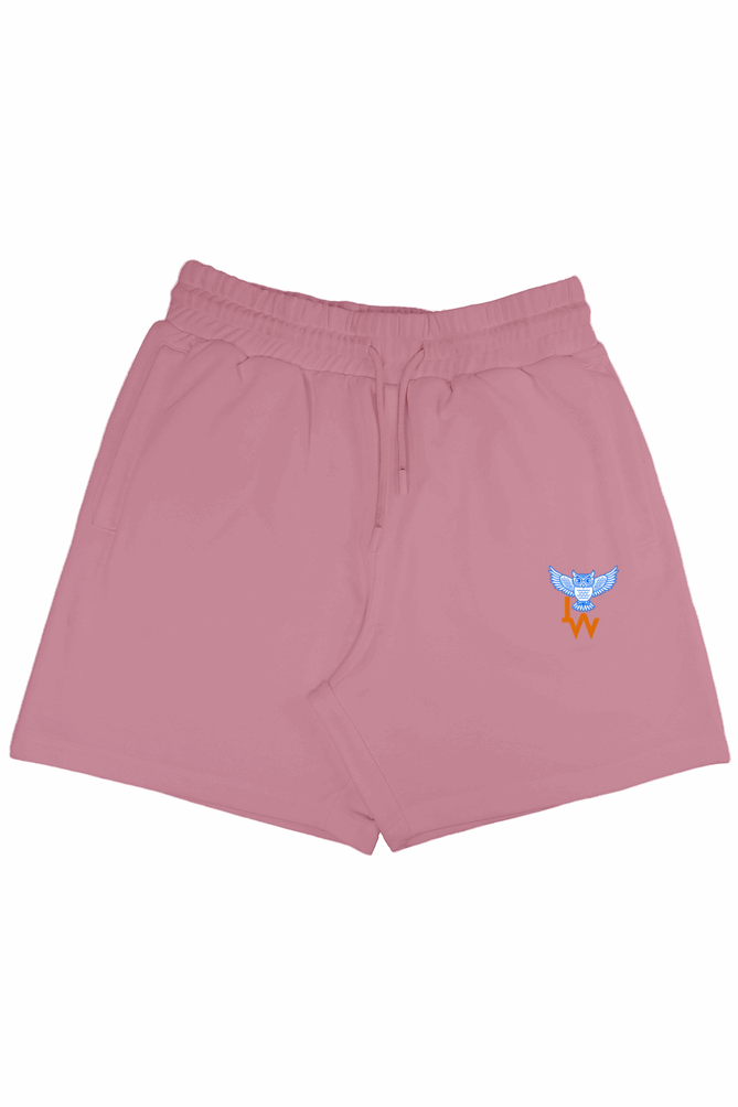 Premium Terry cotton shorts - Soft Fabric feel  - Owl Puff prints