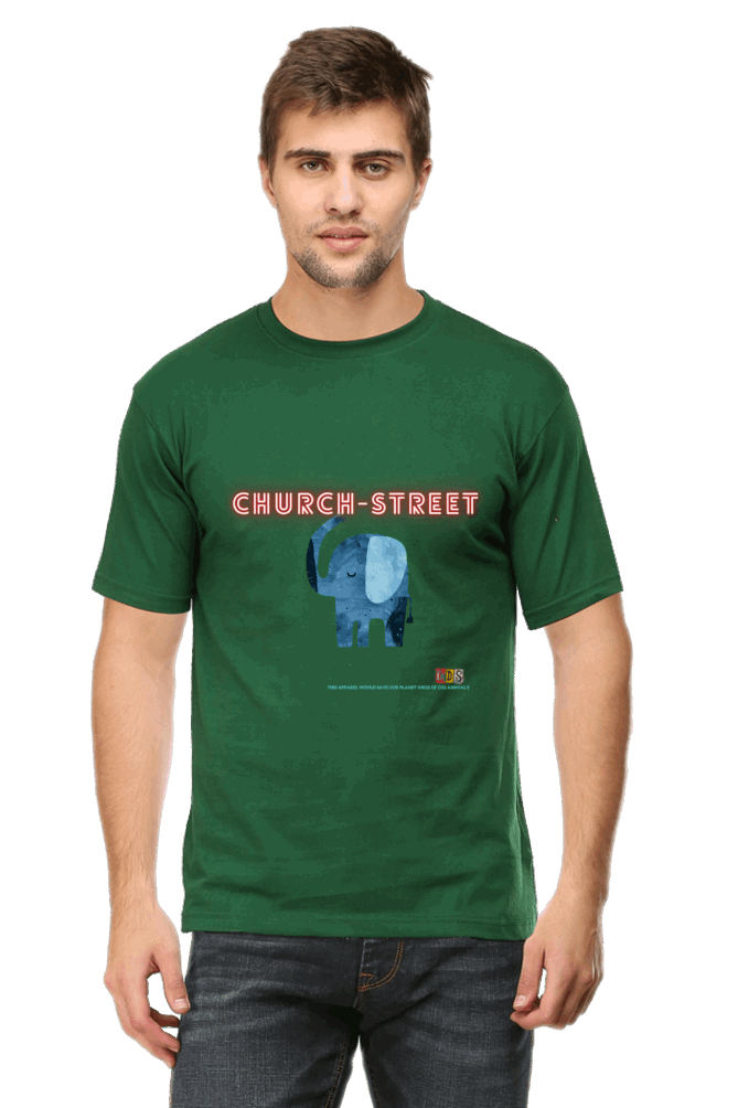 The CHURCH STREET CLASSICs : Premium Minimalist Unisex cotton T-shirt - Art for your wardrobe