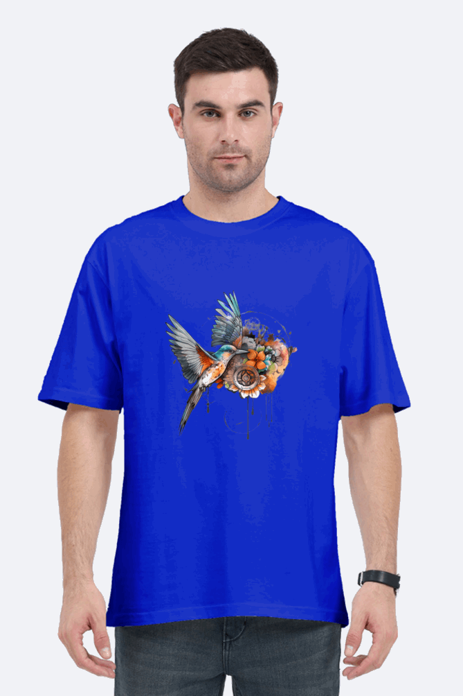 Free bird design - oversize t shirt