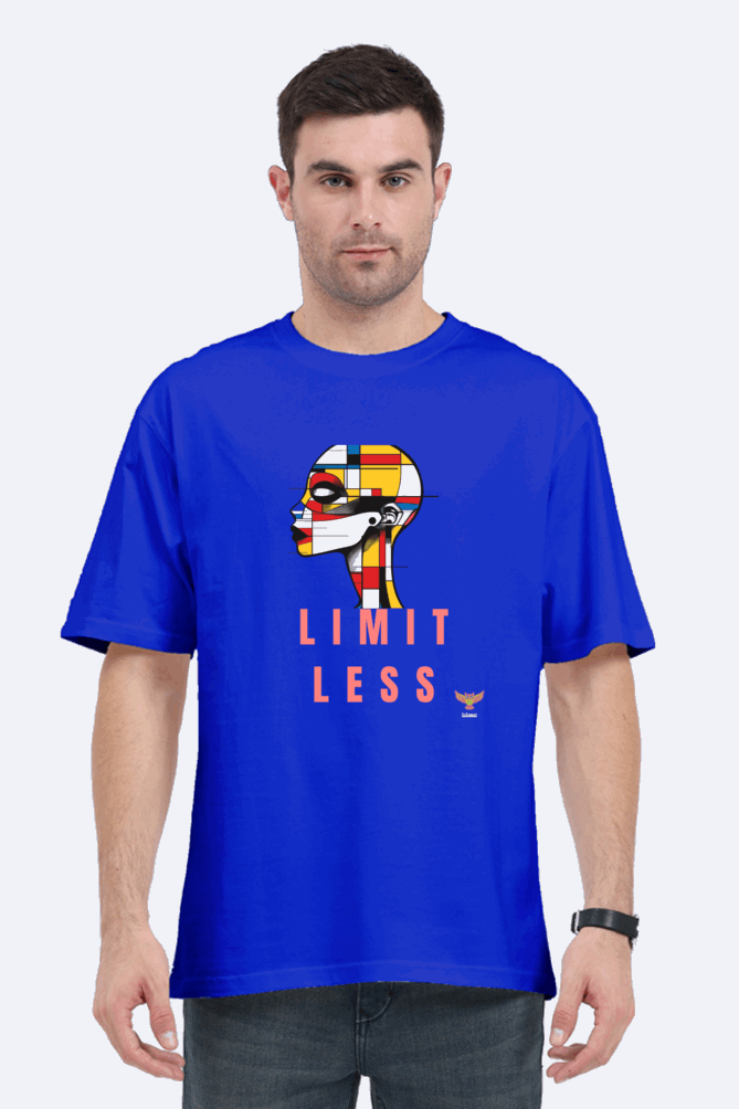 Loose Fit - Half Sleeve  - Premium design Unisex cotton T-shirt - Limitless