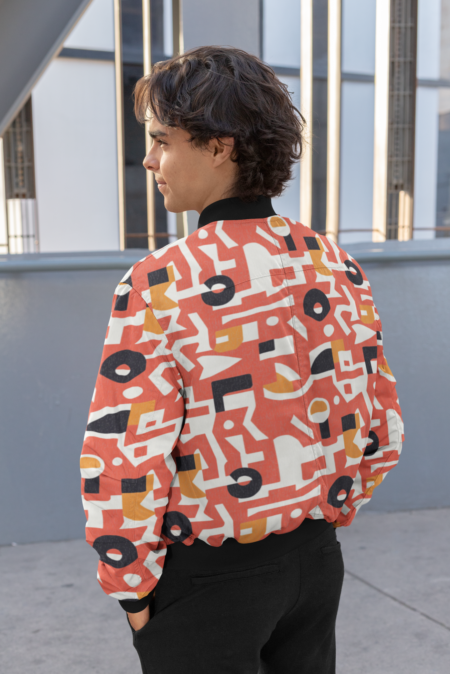 Red Maze -  Wind Cheater - Premium Poly fleece Jacket