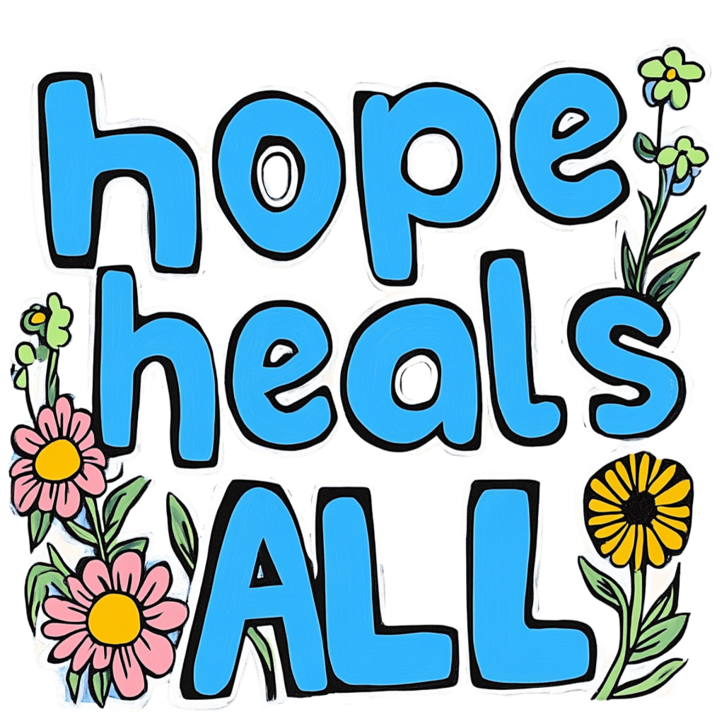 Hope Heals All : Embroidered Premium Relaxfit -drop shoulder  Heavy Sweatshirt - Bottle Green - Unisex