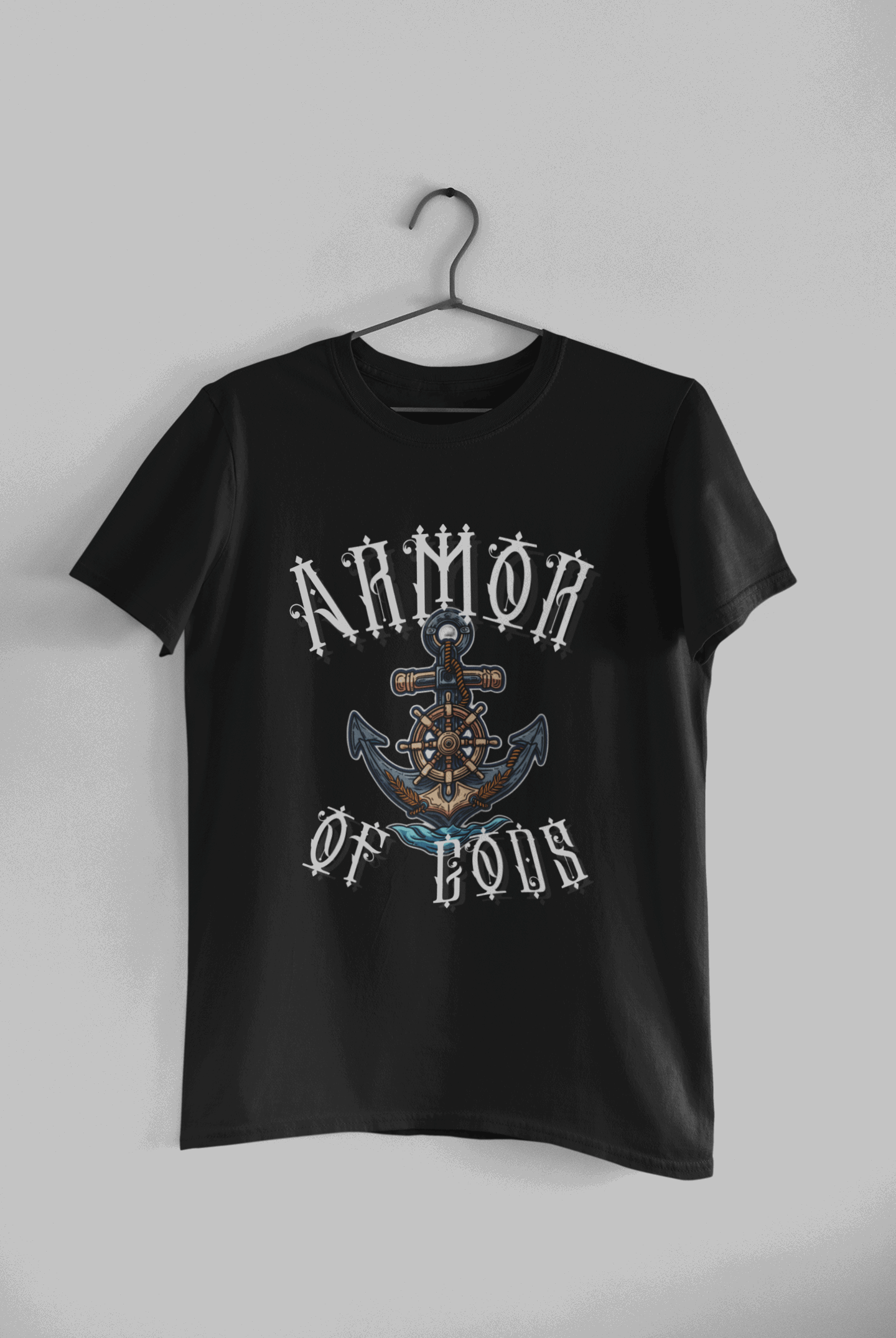 Unisex Oversize classic Cotton Tshirt - Captain Anchor - Armor of Gods