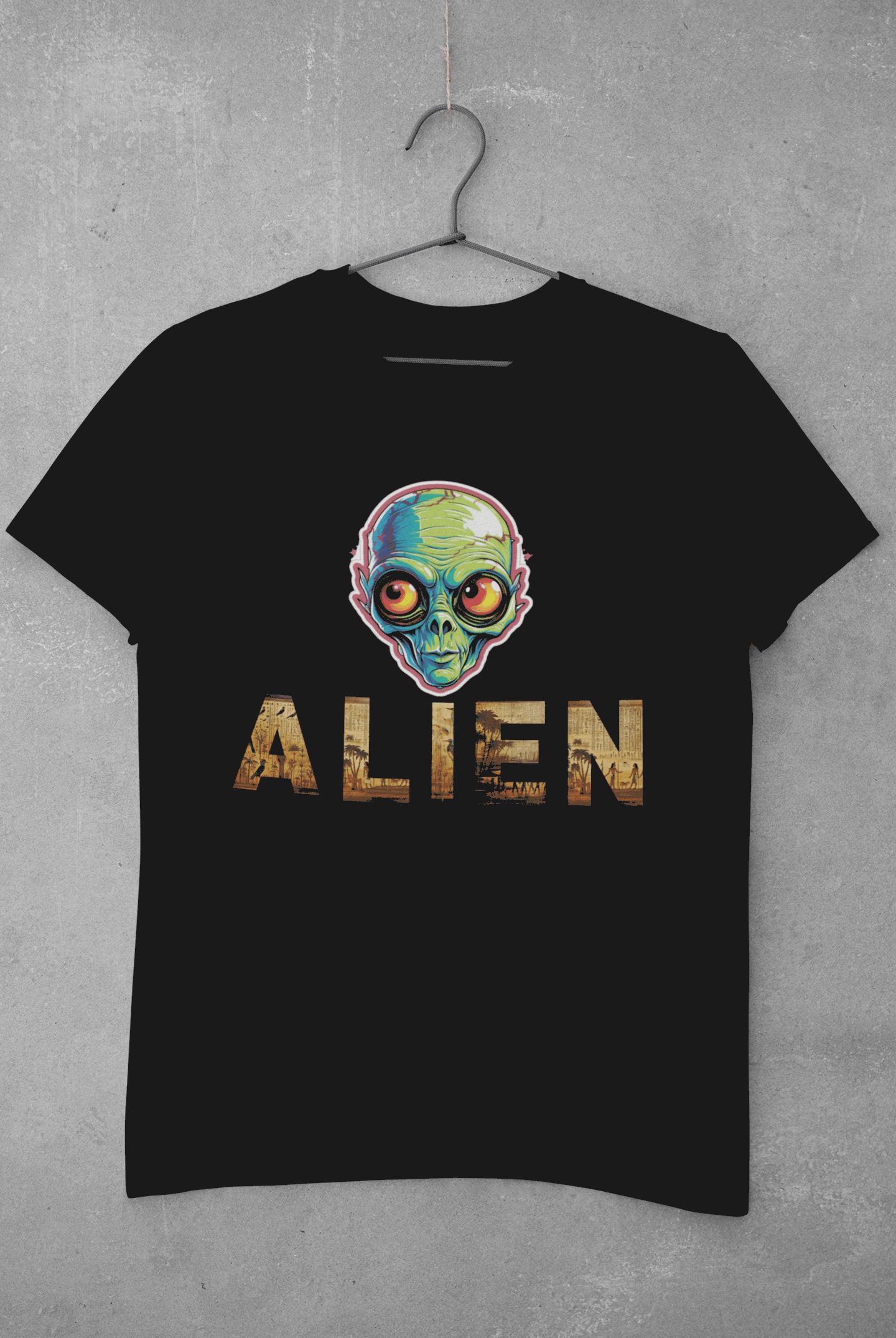 Designer Alien Life - Oversized T shirt , Unisex cotton