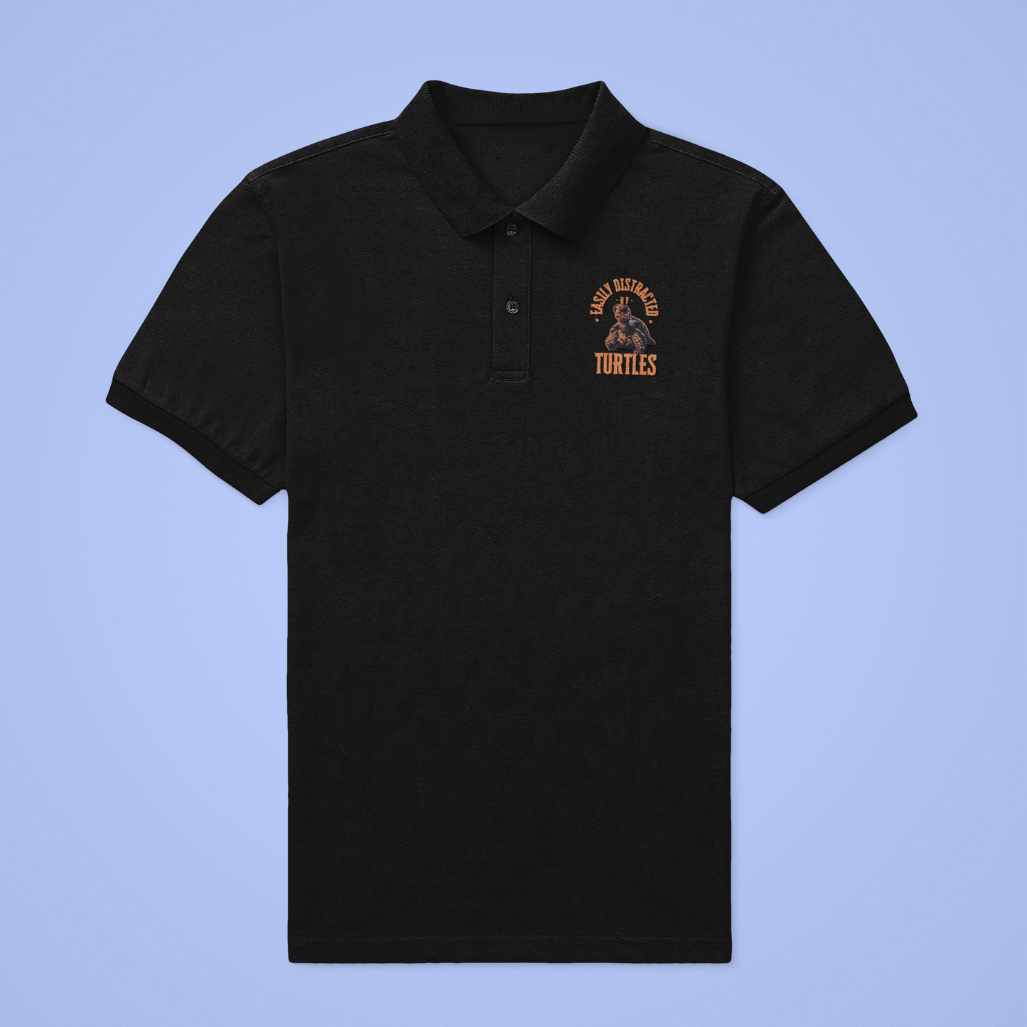 Turtle Buddy - Unisex Polo T-shirt - For Office and Casual wear