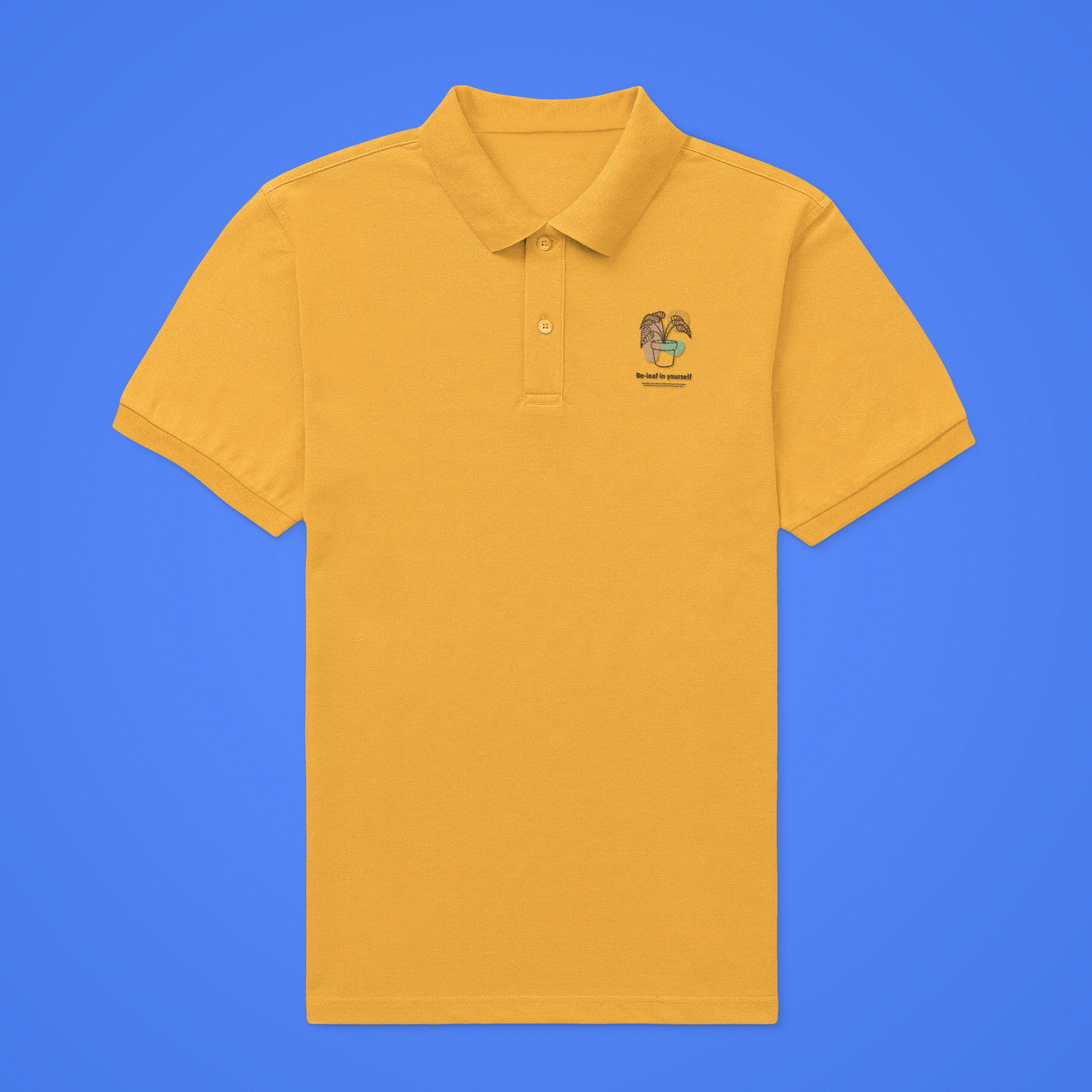 Unisex Polo T-shirt - For Office and Casual wear - BE A LEAF :