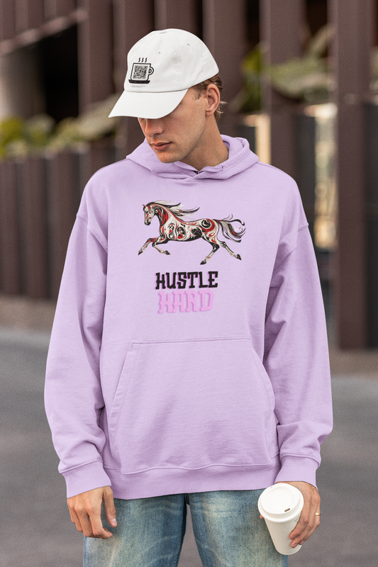 IWDS LAVENDER - Hooded Sweatshirt -Unisex  - MINIMALIST- hustle hard